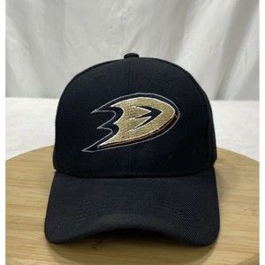 Anaheim Ducks Hat Strapback Cap Unbranded Men's Black NHL Hockey